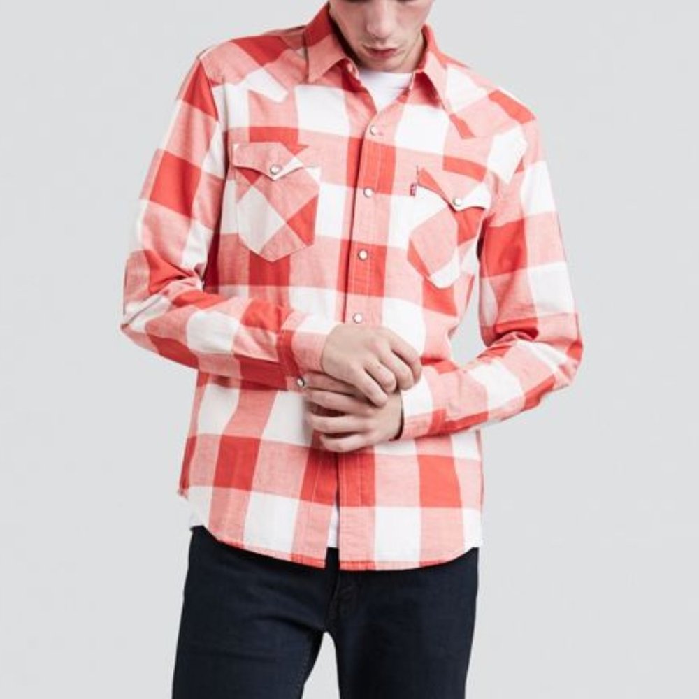 Levi's Classic.Western Shirt - Bifora Sunset Red